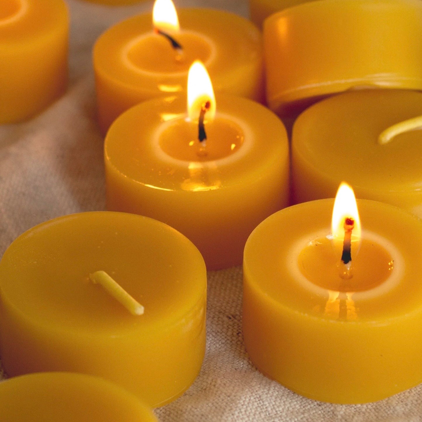 Beeswax Tea-lights by Goldrick