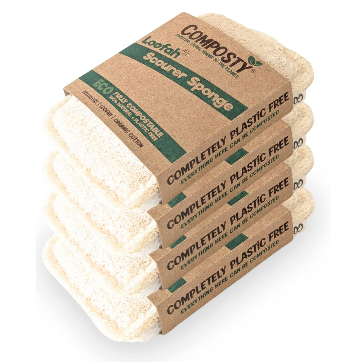 Eco Sponges, Natural Loofah Scourer