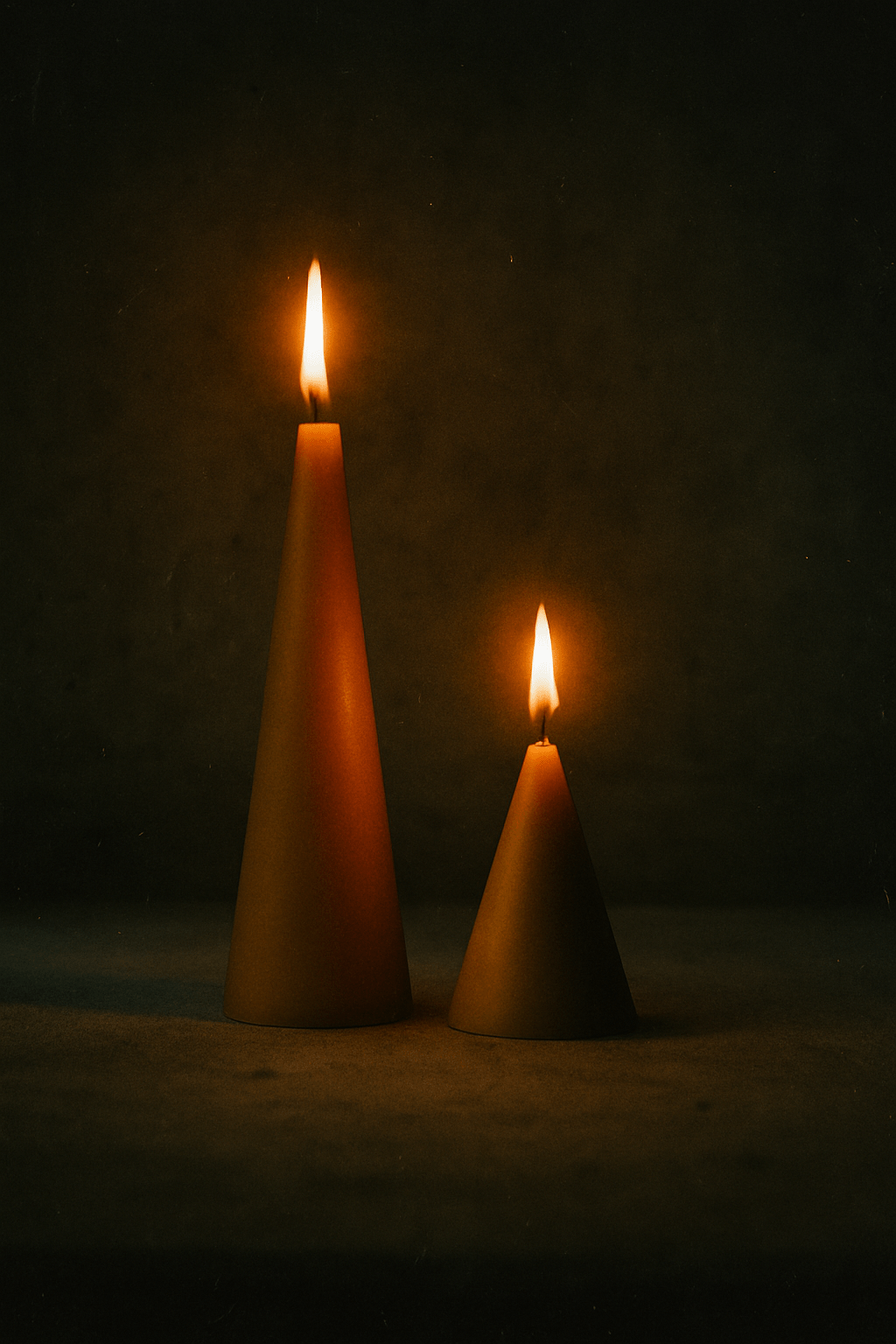 Beeswax Candles - Double Cone | 20hr bt
