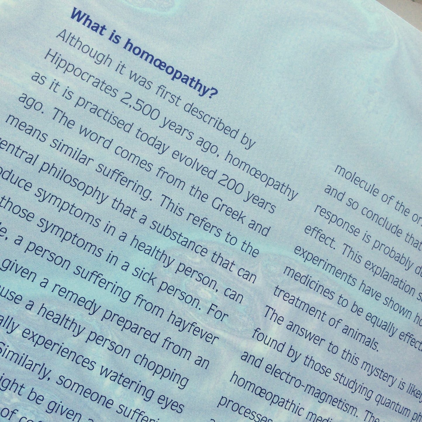 A Basic Guide to Homeopathy (A5 Booklet)