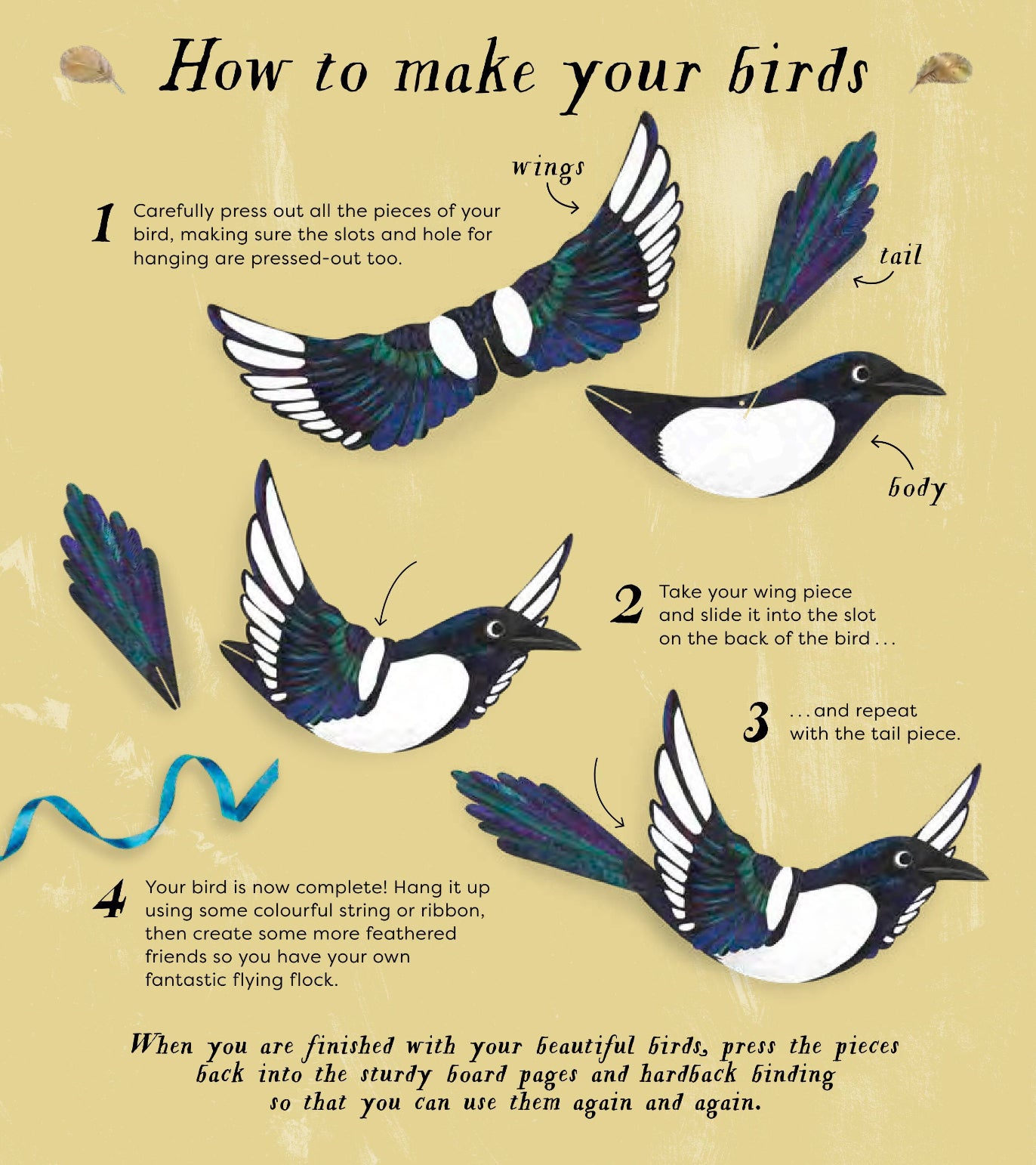 Book Page - How to Make Your Birds - Nosy Crow