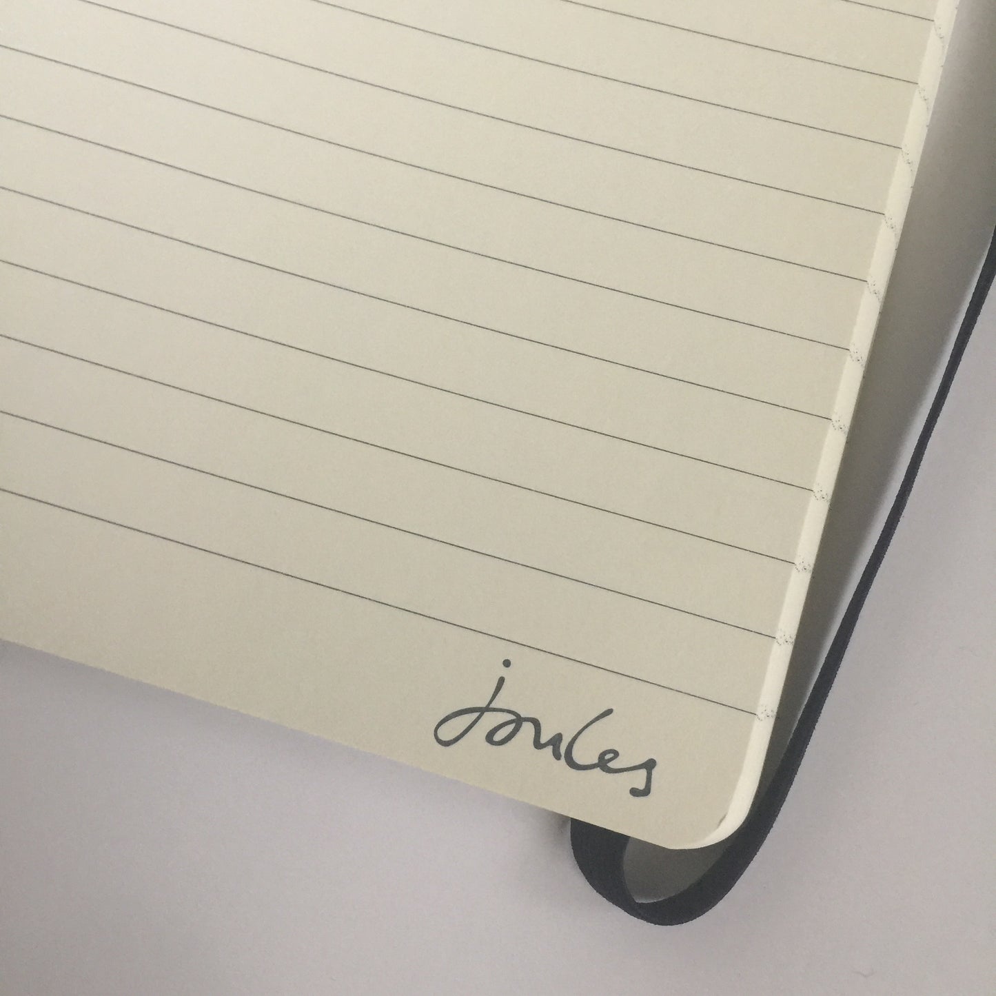ECO A5 Flexi Notebook (FSC) | showing lined pages with rounded corner detail.