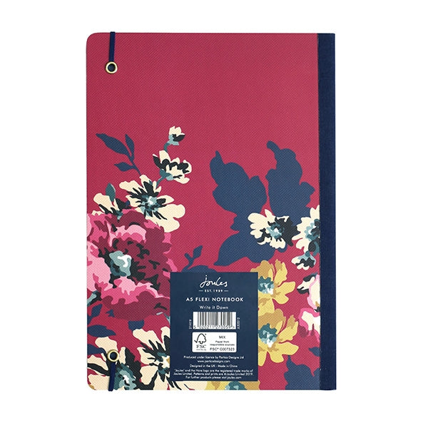 ECO A5 Flexi Notebook (FSC) | Joules - Cambridge Floral - back cover