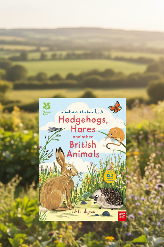 Hedgehogs, Hares & the Joy of Discovering Nature - Highlighting The National Trust Nature Sticker Series