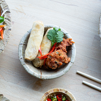 Disposable Sal Leaf BOWLS - MINI 10cm / 4“ Ø