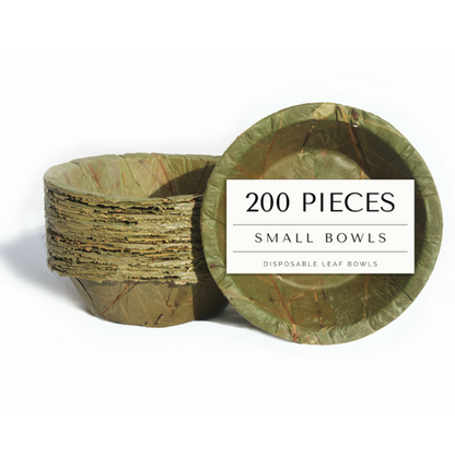 Disposable Sal Leaf BOWLS - SMALL 15cm / 6“ Ø