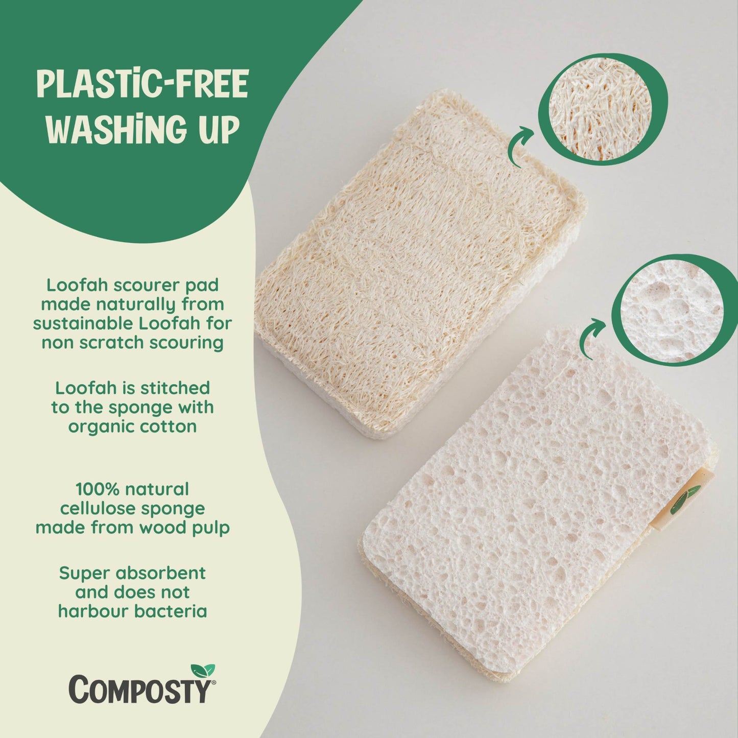 Eco Sponges, Try-Me Bundle: The Better Sponge Family