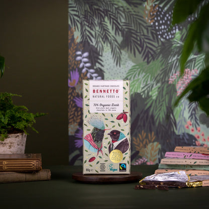 Organic Chocolate Bar - Plain Organic Dark 70