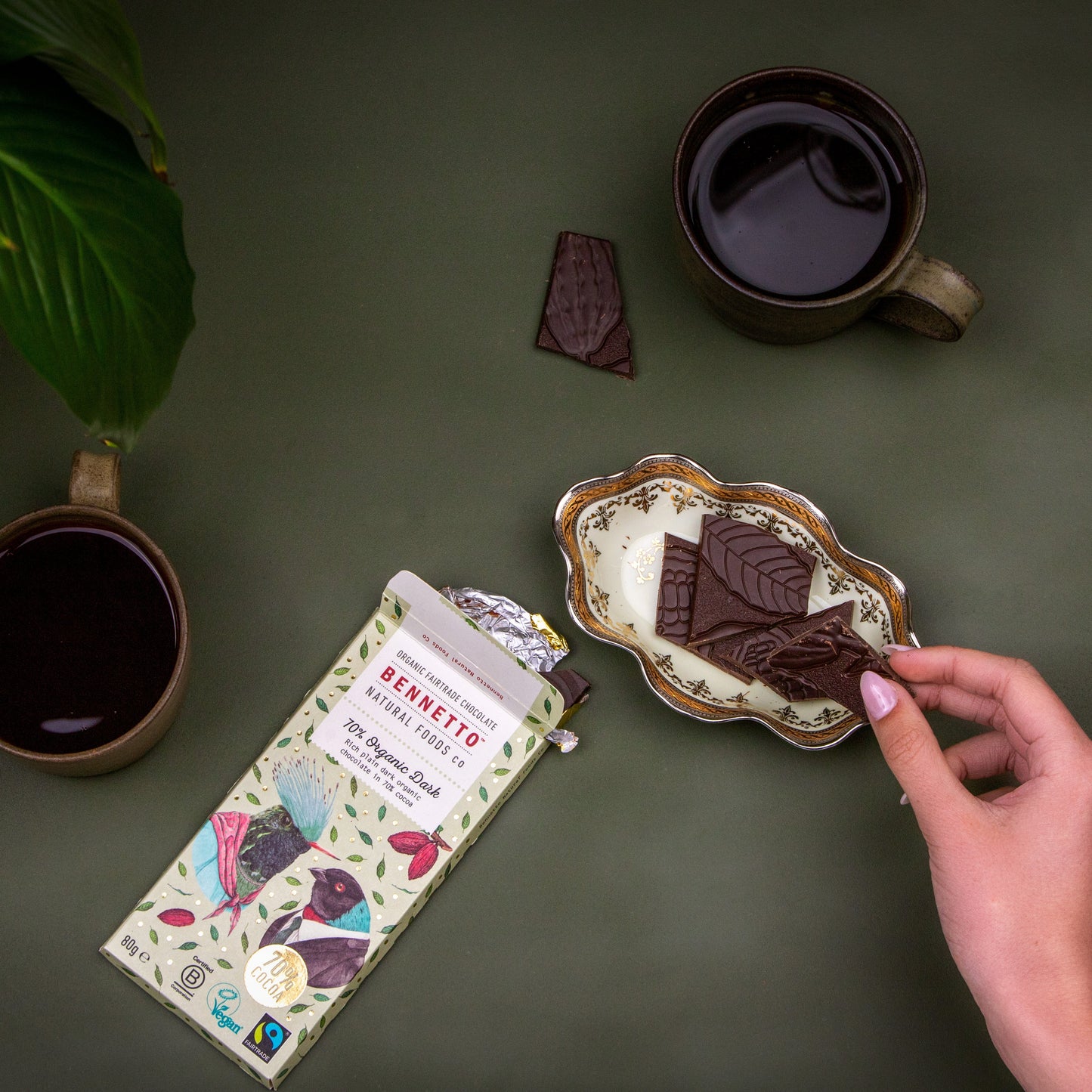 Organic Chocolate Bar - Plain Organic Dark 70
