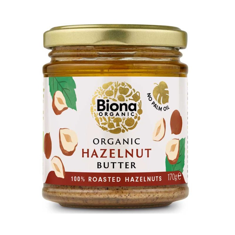 *Biona Organic Hazelnut Butter – 170g | Smooth