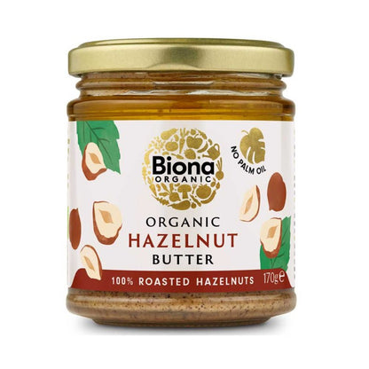 *Biona Organic Hazelnut Butter – 170g | Smooth