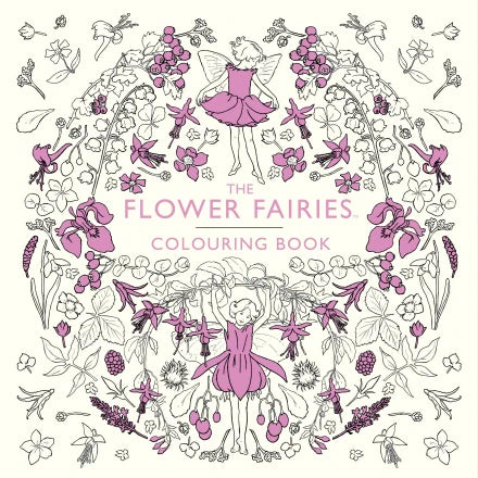 Book - The Flower Fairies Colouring Book - front cover 