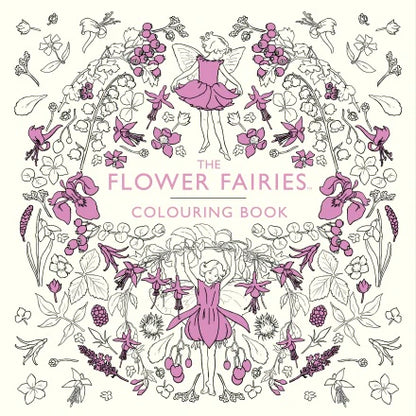 Book - The Flower Fairies Colouring Book - front cover 