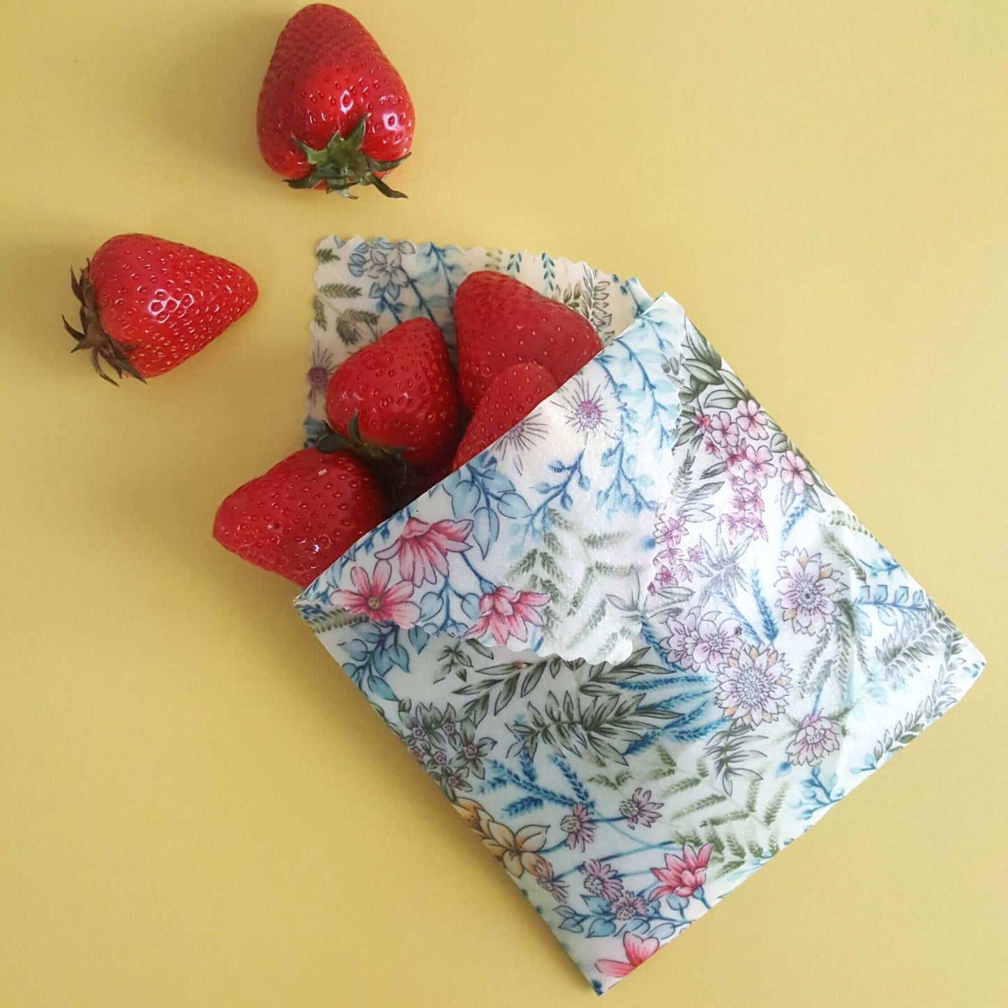 Beeswax Wraps - Botanical - Handmade | Set of 3