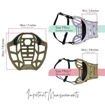 Size Mitzy Dog Muzzle