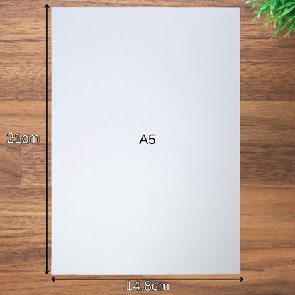 Printer Copy Paper,  100% Recycled, White, Sheets 80gsm, | A5