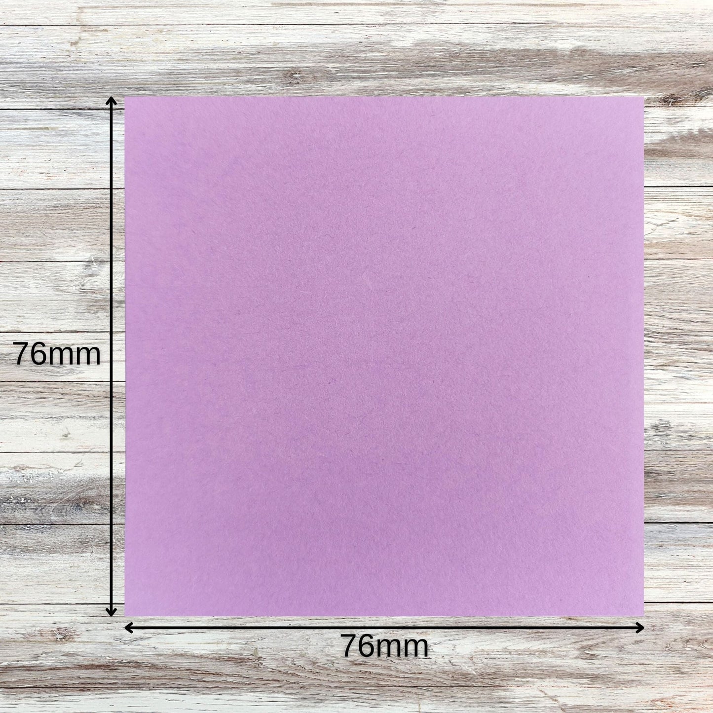 Memo Pads, 100% Recycled, Sticky - Pastel Purple Lilac, Eco-Friendly, 100 Notes | 76mm x 76mm