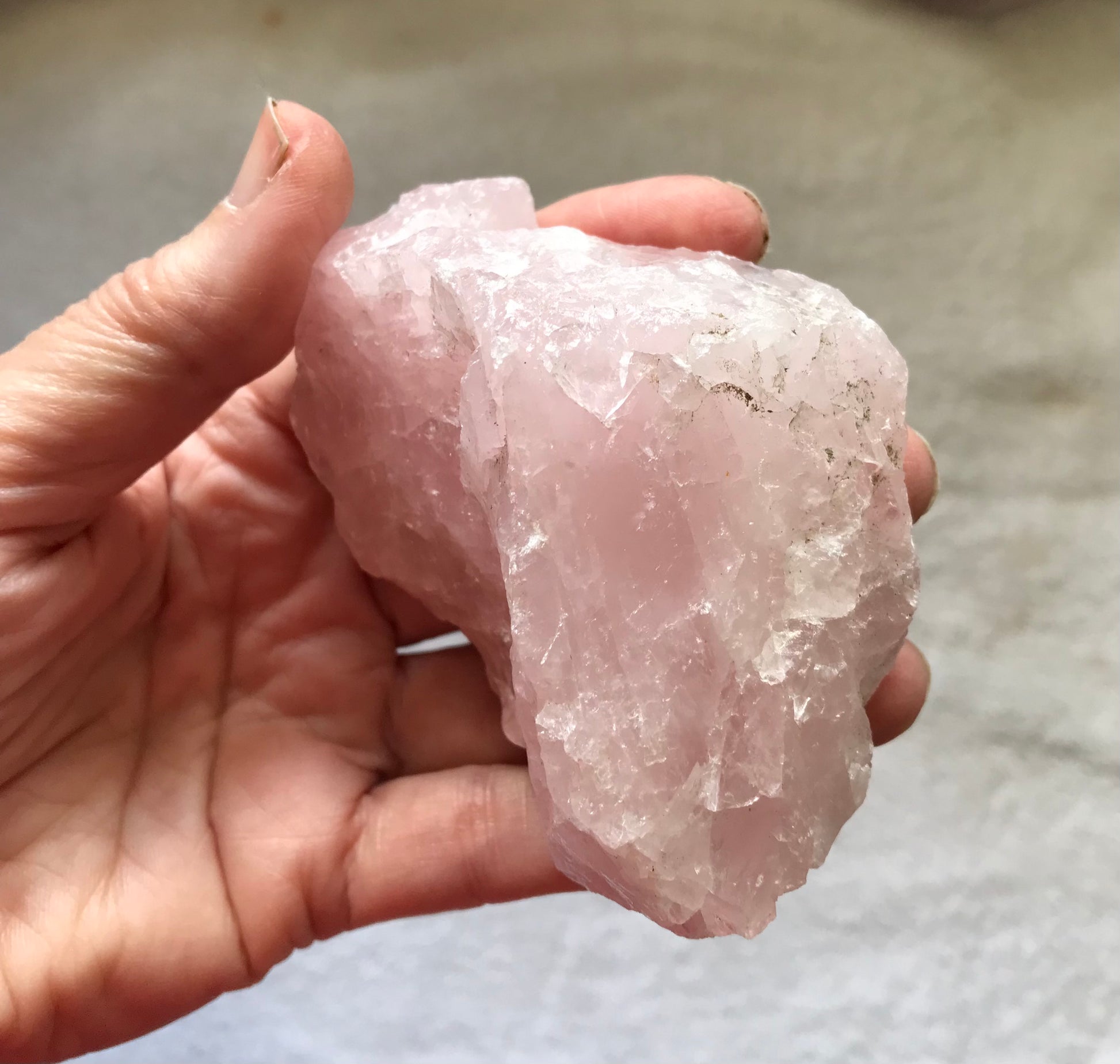 Coralee's Emporium | Rough, Rose Quartz Size A - Stone 1 