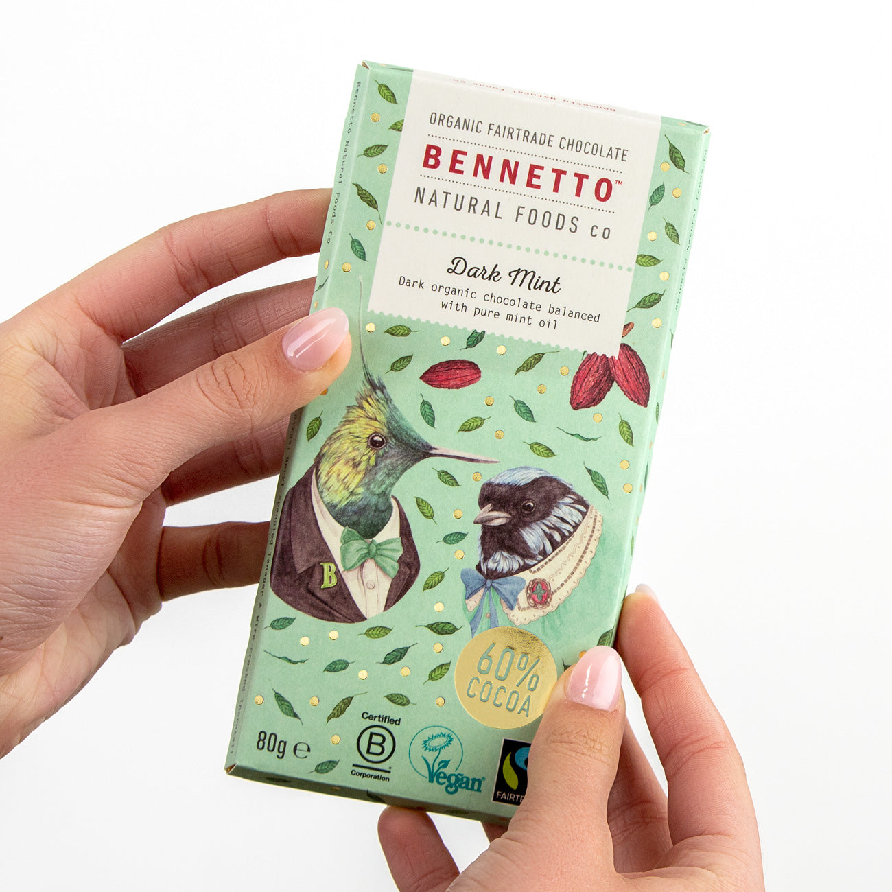Organic Chocolate Bar - Dark Mint 60