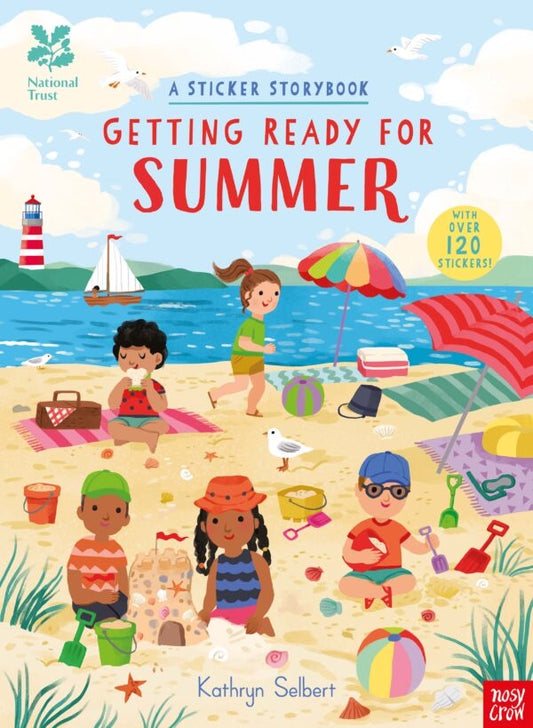 Getting Ready For Summer - Sticker Story Book - National Trust