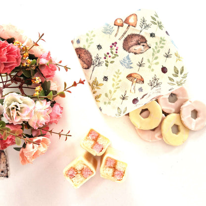 Beeswax Wraps - Hedgehogs - Handmade | Set of 3