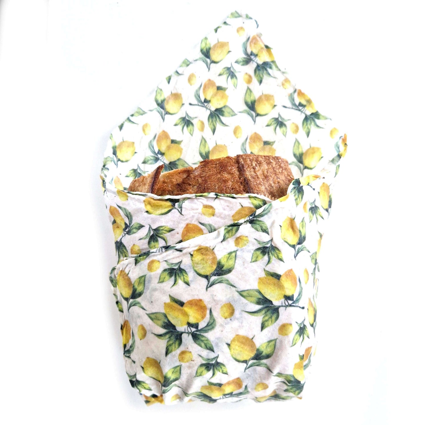 Beeswax wrap -  Lemons - Handmade | XXL Bread Wrap