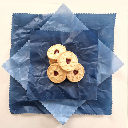 Beeswax Wraps - Earth Tones Sky - Handmade | Set of 3