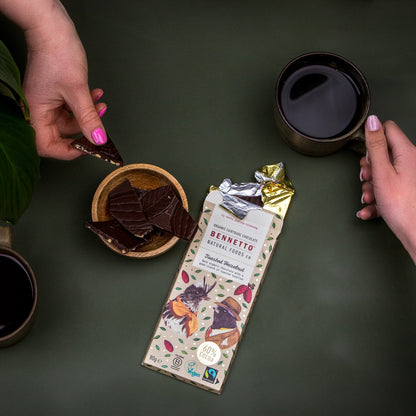 Organic Chocolate Bar - Dark Toasted Hazelnut 60