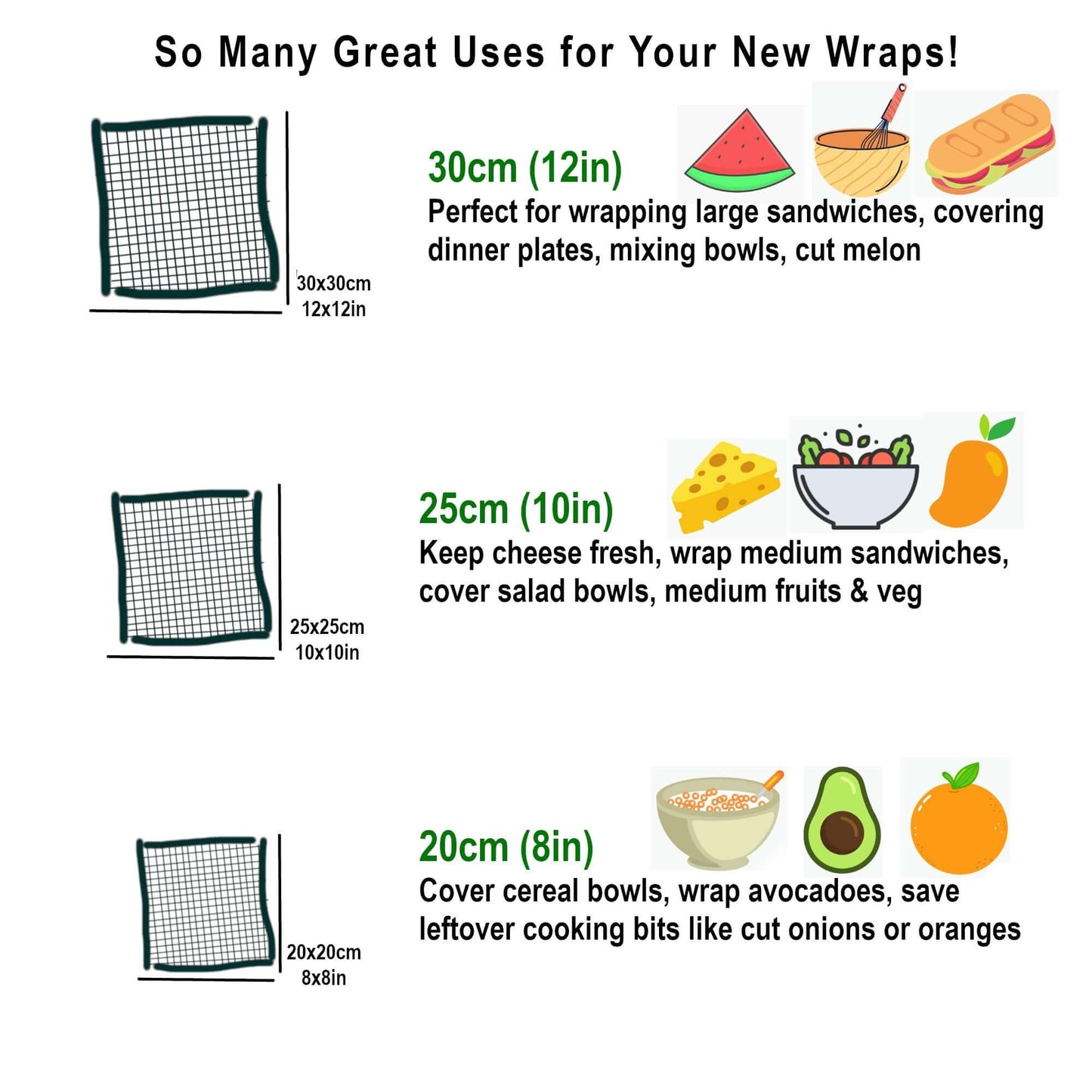 Beeswax Wraps - Earth Tones Plum - Handmade | Set of 3