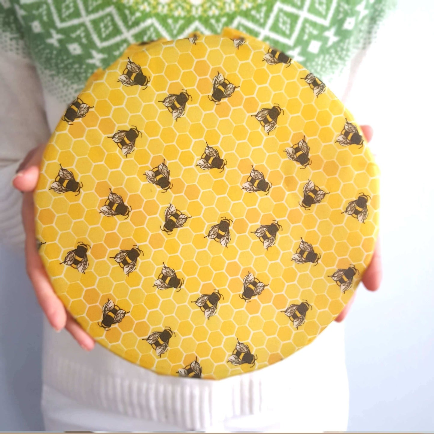 Beeswax Wraps - Bee Happy - Handmade | Set of 3