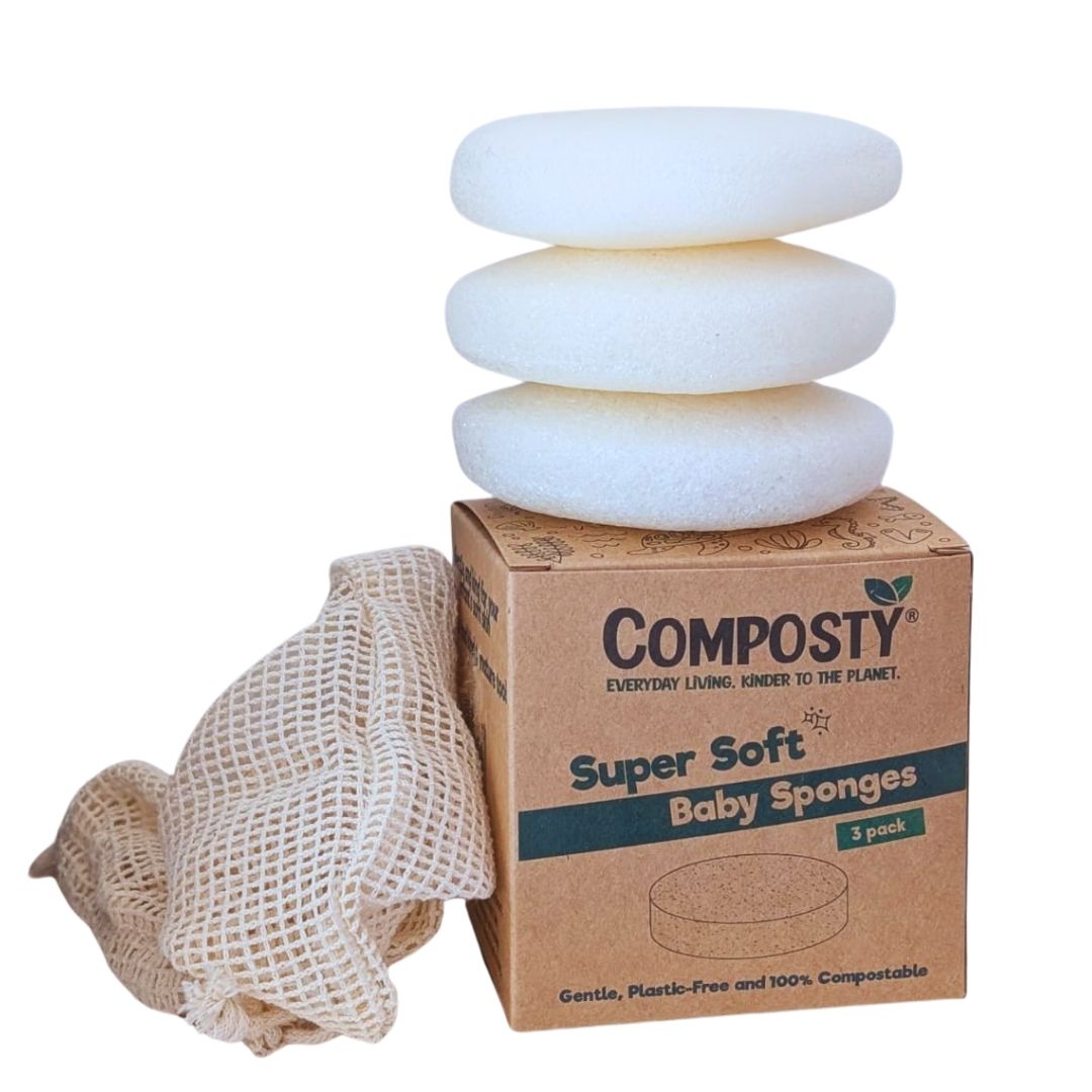 Eco Sponges, The Better Bundle for Babies: Bath, Bottles & Messes