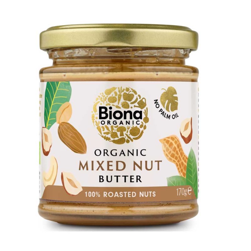 *Biona Organic Mixed Nut Butter - 170g