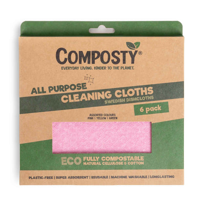 Eco Cloths, All-Purpose Swedish Dishcloths | 6 Pack