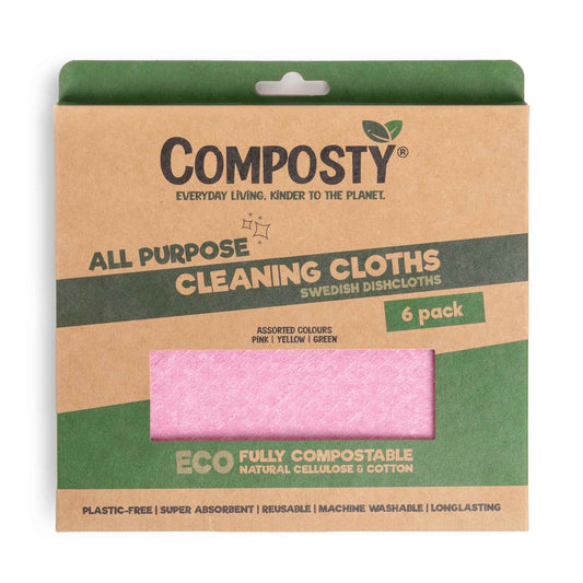 Eco Cloths, All-Purpose Swedish Dishcloths | 6 Pack