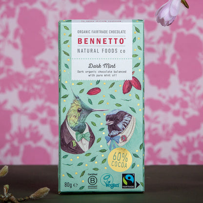 Organic Chocolate Bar - Dark Mint 60