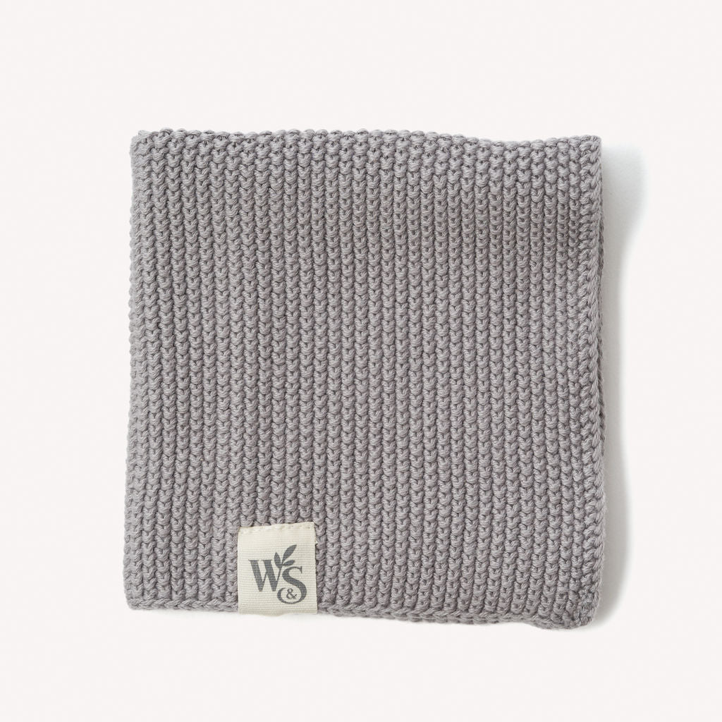 Organic Cotton, Knitted Dishcloth | Various Colours