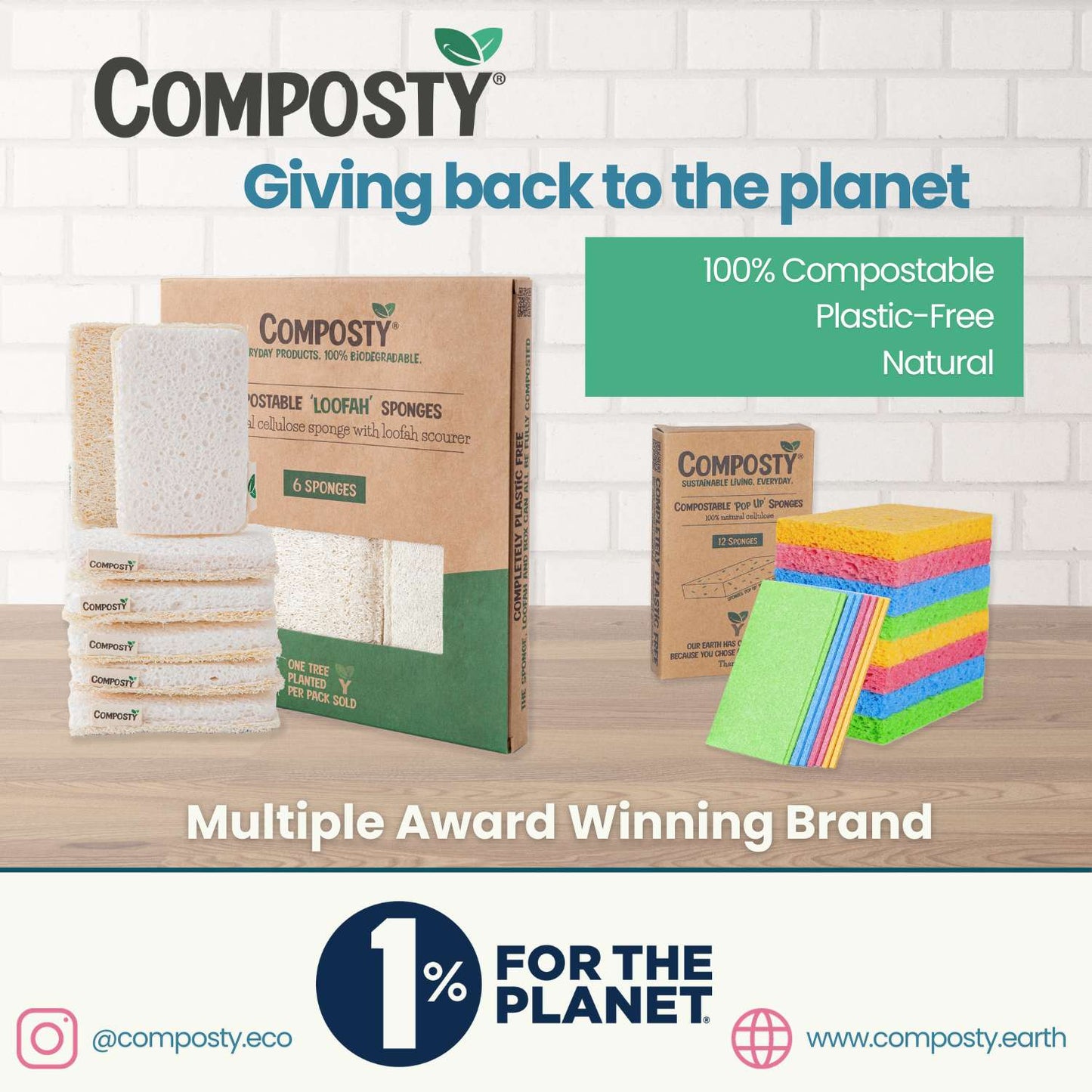 Eco Sponges, Try-Me Bundle: The Better Sponge Family