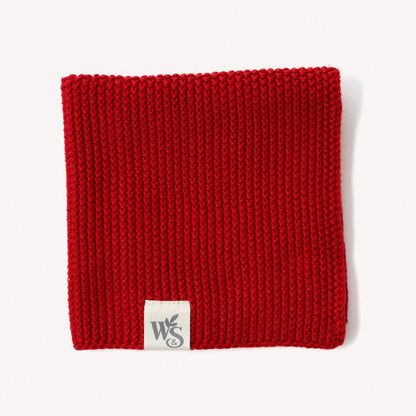 Organic Cotton, Knitted Dishcloth | Various Colours