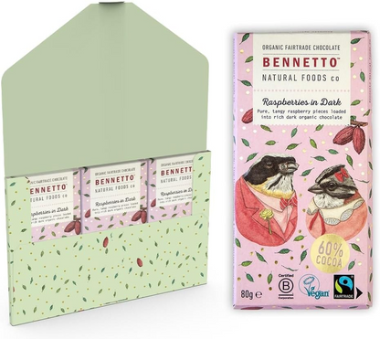 Organic Chocolate Bar - Dark Raspberries 60