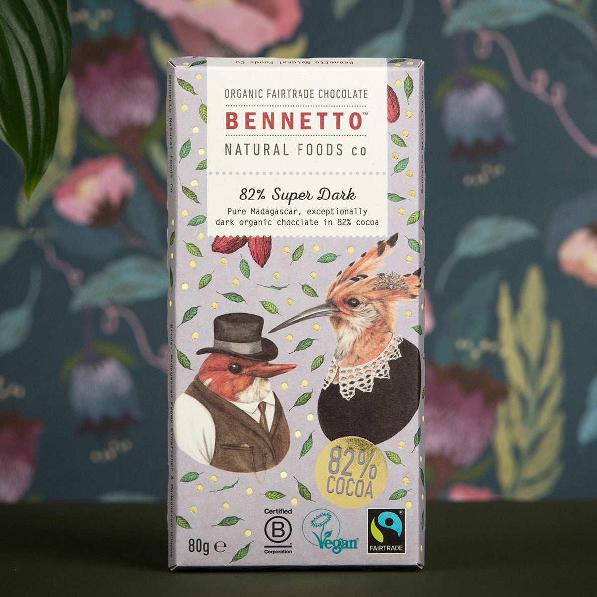 Organic Chocolate Bar - Super Dark 82