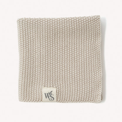 Organic Cotton, Knitted Dishcloth | Various Colours