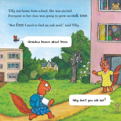 Tilly Plants a Tree Book back cover 