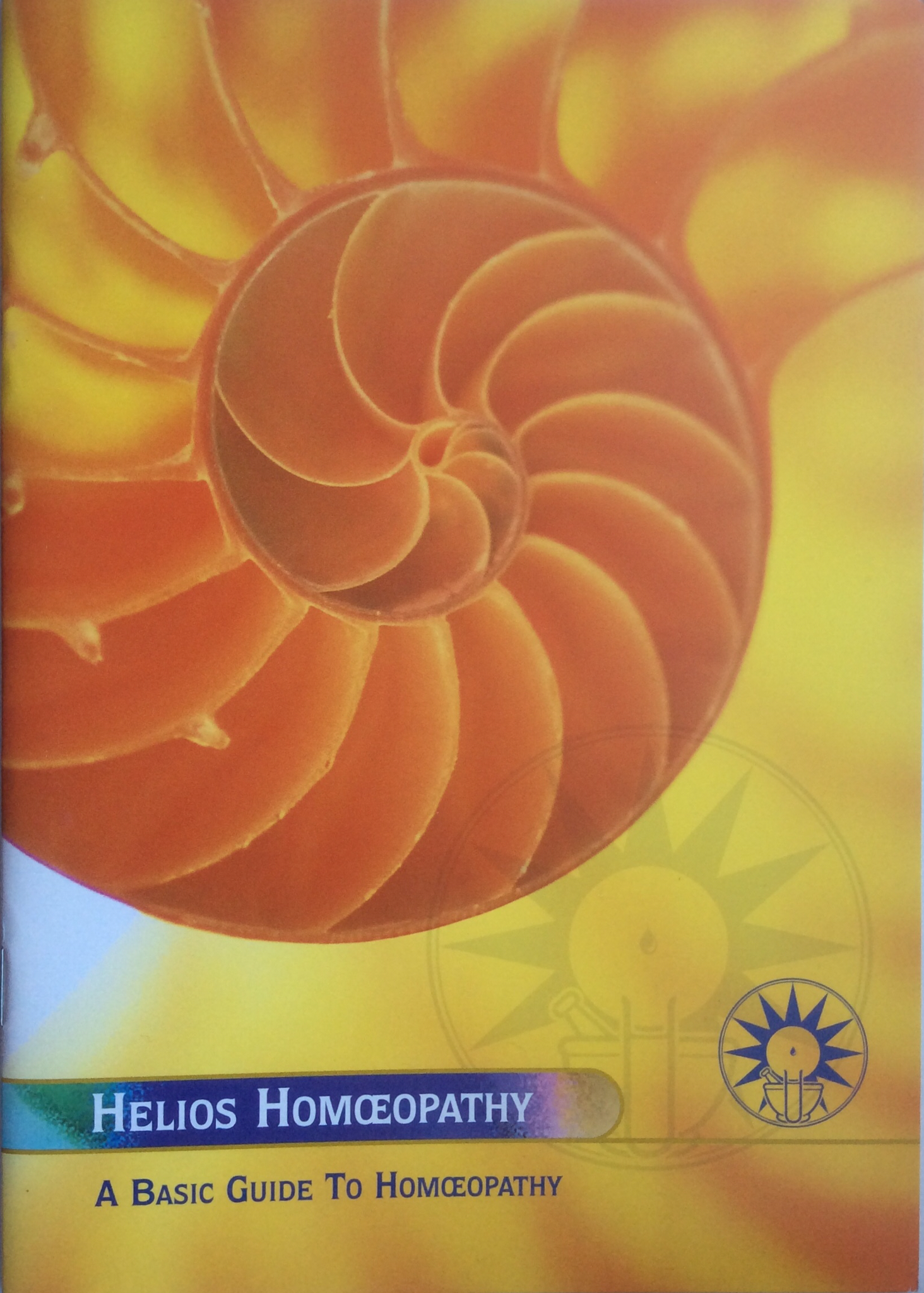 Booklet - A Basic Guide To Homoeopathy - front cover