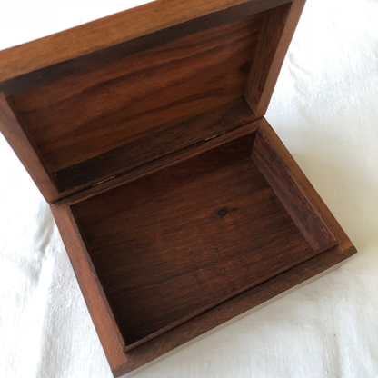 Carved Wooden Tarot Box 